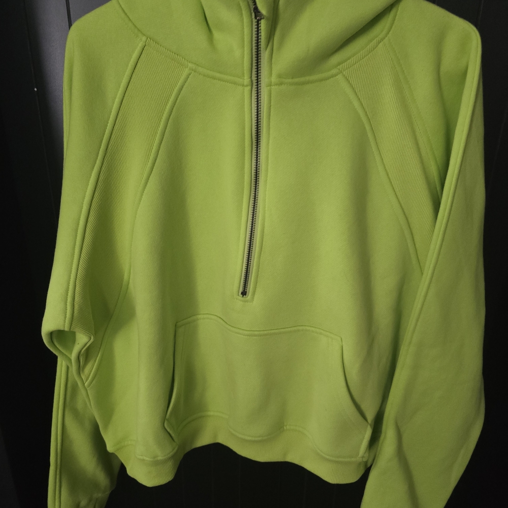 Pink Lily Bright Green Women's Hoodie